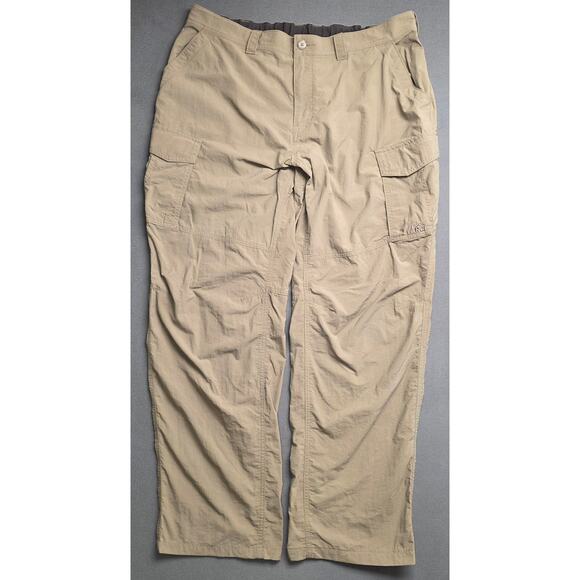 REI Co Op Other - REI Cargo Pants Mens Size 37x30 Hiking Camping Outdoor Travel Utility Tan Work